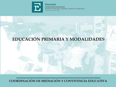 COORDINACIÓN DE CONVIVENCIA Y MEDIACIÓN EDUCATIVA
