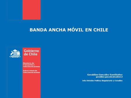 BANDA ANCHA MÓVIL EN CHILE