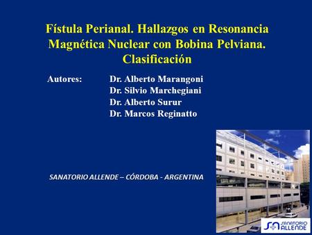 Autores: 	Dr. Alberto Marangoni Dr. Silvio Marchegiani