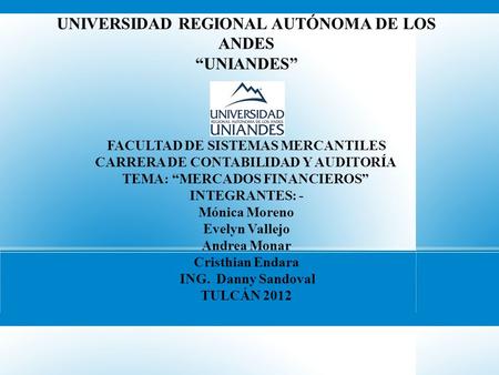 UNIVERSIDAD REGIONAL AUTÓNOMA DE LOS ANDES “UNIANDES”