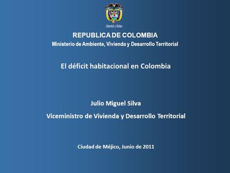 El déficit habitacional en Colombia