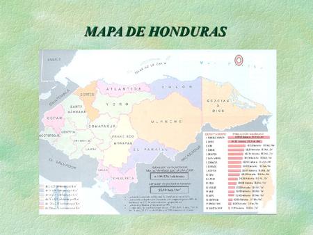 MAPA DE HONDURAS.