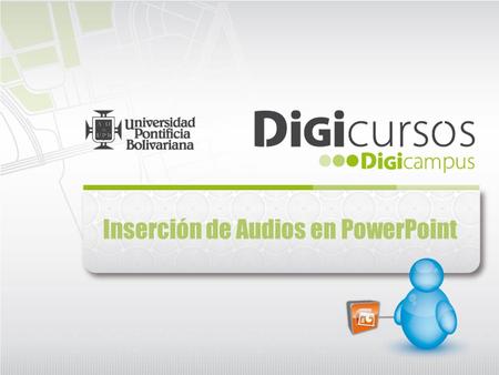 Inserción de Audios en PowerPoint