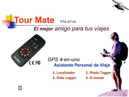 Tour Mate PTA-STV6 El mejor amigo para tus viajes GPS 4-en-uno
