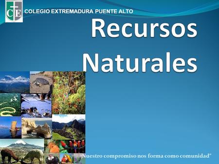 Recursos Naturales COLEGIO EXTREMADURA PUENTE ALTO