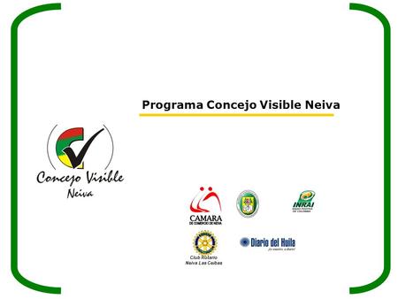 Programa Concejo Visible Neiva