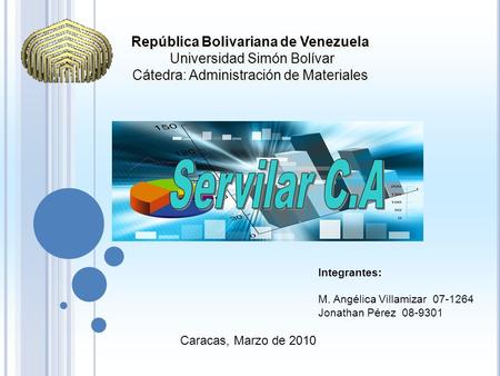 República Bolivariana de Venezuela  Universidad Simón Bolívar
