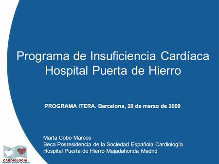 Programa de Insuficiencia Cardíaca Hospital Puerta de Hierro