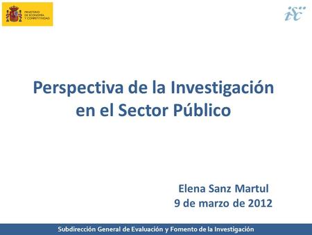 Perspectiva de la Investigación en el Sector Público
