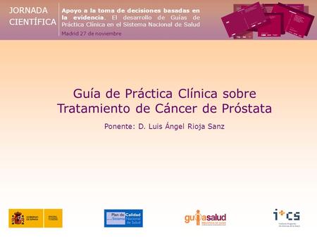 Guía de Práctica Clínica sobre Tratamiento de Cáncer de Próstata