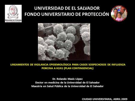 UNIVERSIDAD DE EL SALVADOR FONDO UNIVERSITARIO DE PROTECCIÓN