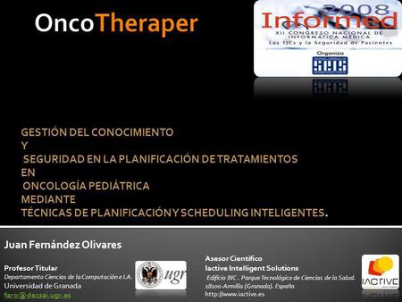 OncoTheraper GESTIÓN DEL CONOCIMIENTO Y