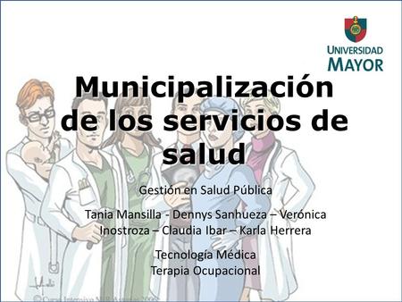 Municipalización de los servicios de salud