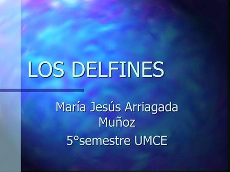 María Jesús Arriagada Muñoz 5°semestre UMCE