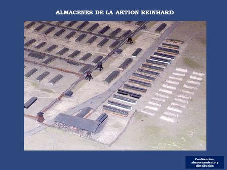 Confiscación, almacenamiento y distribución ALMACENES DE LA AKTION REINHARD.