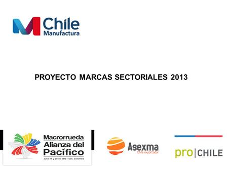 PROYECTO MARCAS SECTORIALES 2013