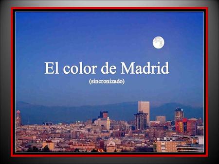 Madrid amaneciendo 8:12 AM Río Manzanares aguas arriba.