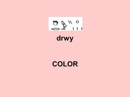 Drwy   COLOR.