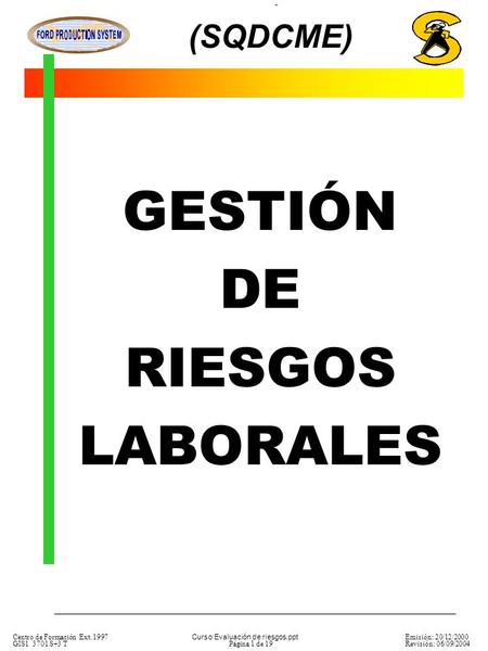 GESTIÓN DE RIESGOS LABORALES