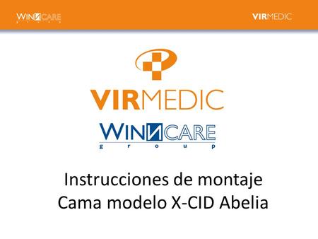 Instrucciones de montaje Cama modelo X-CID Abelia.