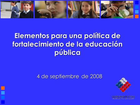Elementos para una política de fortalecimiento de la educación pública