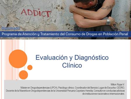 Evaluación y Diagnóstico Clínico