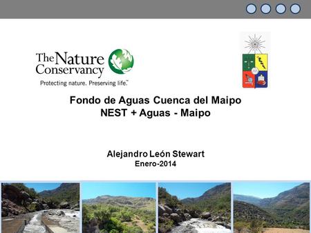 Fondo de Aguas Cuenca del Maipo Alejandro León Stewart