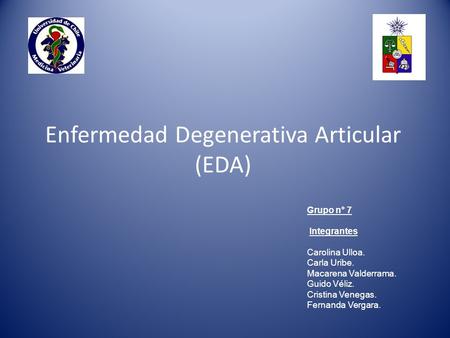 Enfermedad Degenerativa Articular (EDA)
