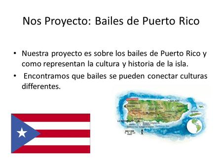 Nos Proyecto: Bailes de Puerto Rico