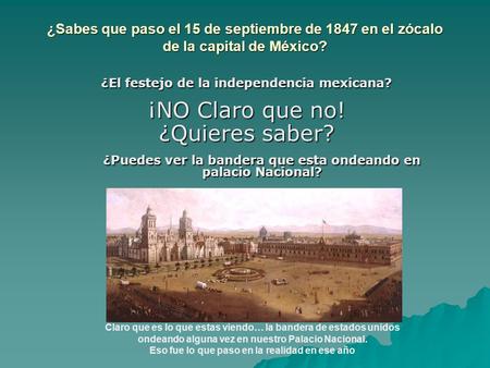 ¿El festejo de la independencia mexicana?