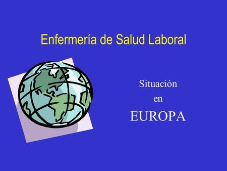 Enfermería de Salud Laboral