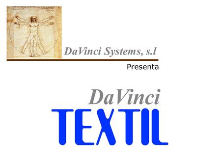 DaVinci Systems, s.l Presenta.