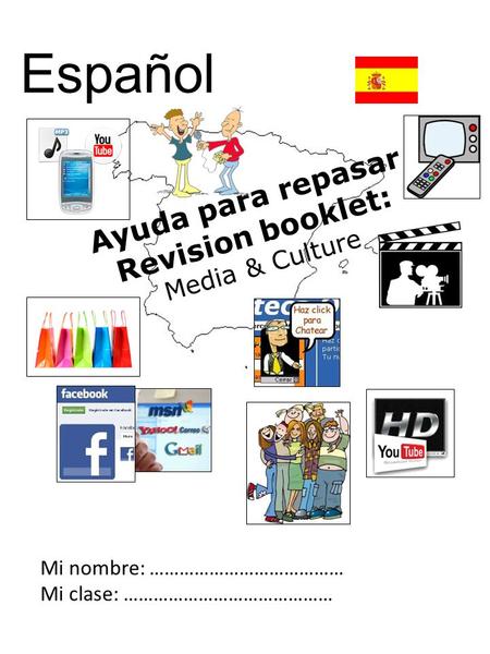 Ayuda para repasar Revision booklet: Media & Culture