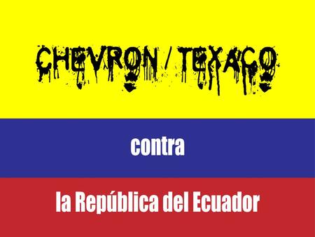 Introducción El Gobierno de la República del Ecuador ha decidido emprender una campaña internacional que muestre a los Estados hermanos del Mundo, los.
