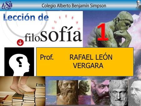 Lección de 1 Prof. RAFAEL LEÓN VERGARA.