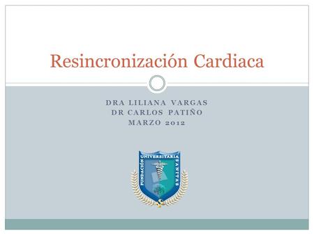 Resincronización Cardiaca