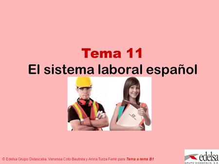 El sistema laboral español