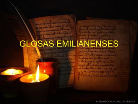 GLOSAS EMILIANENSES.