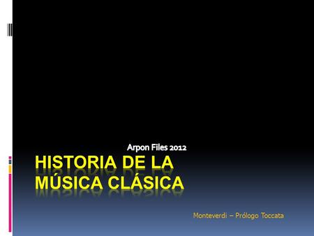 Historia de la Música Clásica