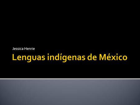Lenguas indígenas de México