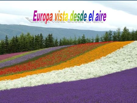Europa vista desde el aire