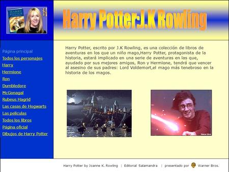Harry Potter:J.K Rowling