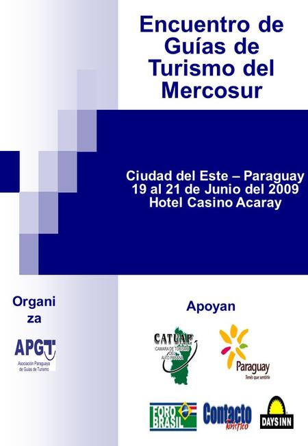Encuentro de Guías de Turismo del Mercosur