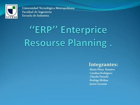 ‘‘ERP’’ Enterprice Resourse Planning .