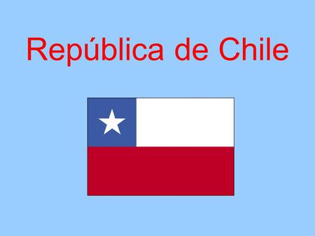 República de Chile.