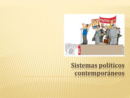 Sistemas políticos contemporáneos