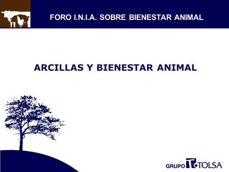 ARCILLAS Y BIENESTAR ANIMAL