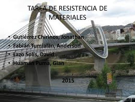 TAREA DE RESISTENCIA DE MATERIALES