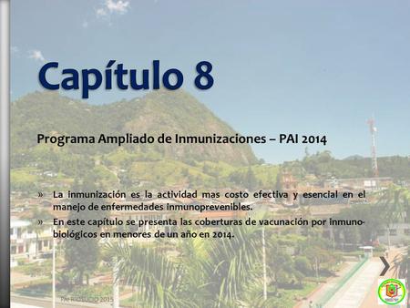 Programa Ampliado de Inmunizaciones – PAI 2014 » La inmunización es la actividad mas costo efectiva y esencial en el manejo de enfermedades inmunoprevenibles.