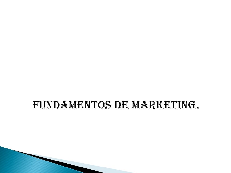 Fundamentos De Marketing Pdf